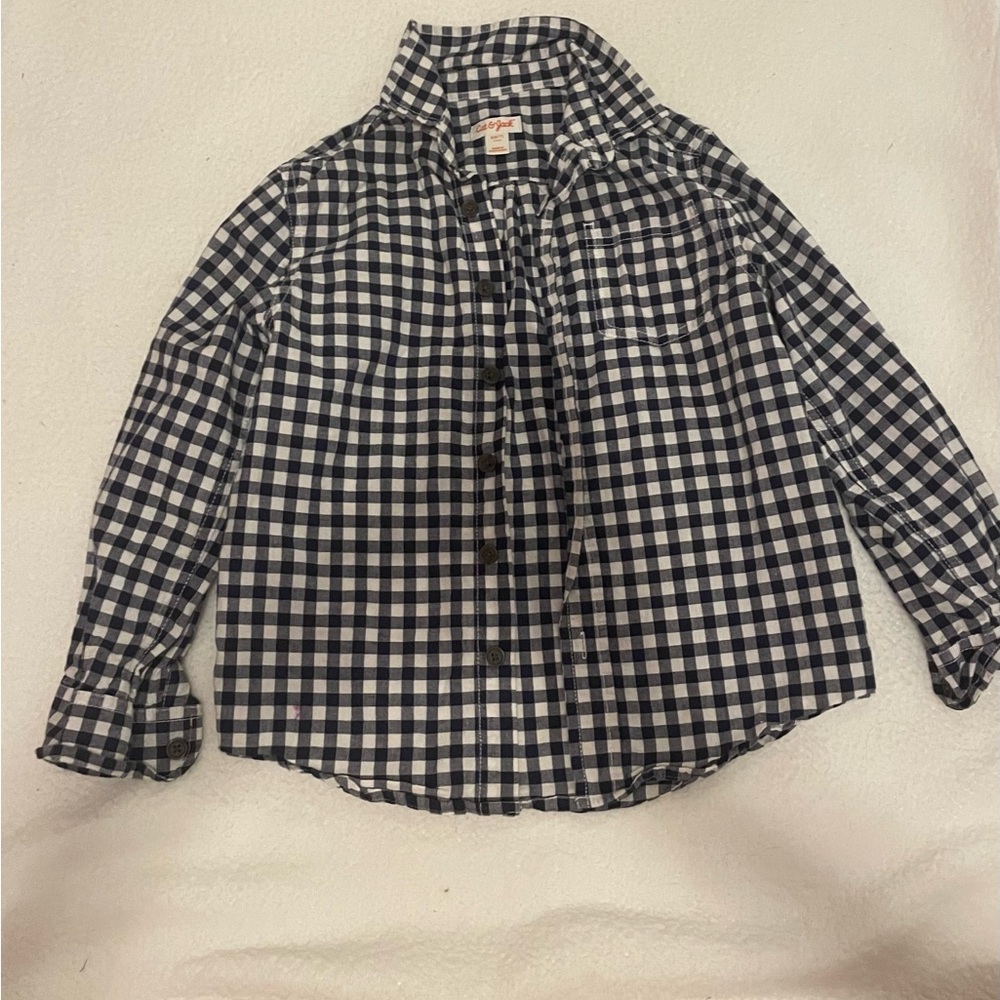 Brand: target. Size: small (6/7).  Color: navy blue with black and white